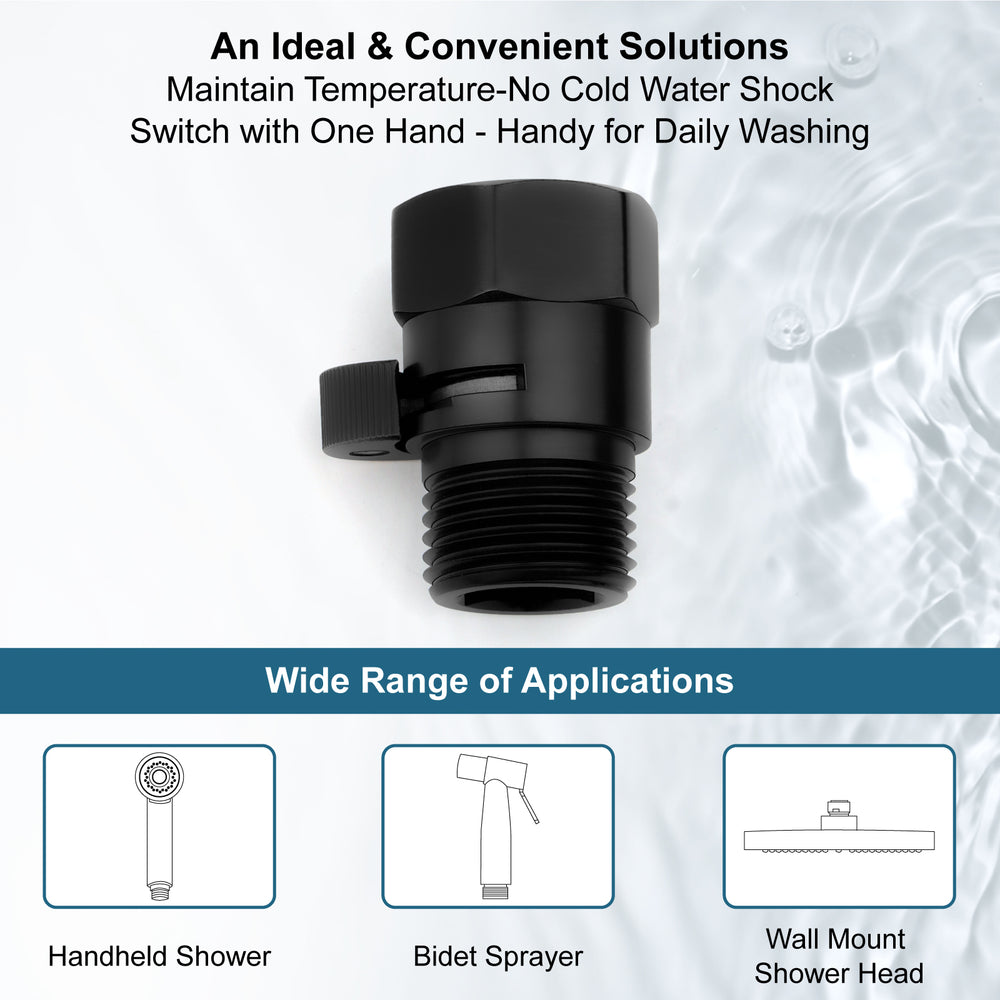 
                  
                    Water Flow Control Valve Shut Off Valve Shower Volume Control Valve  Brass 1/2'' Standard Connection Water Flow Control Valve Regulator Shower Head Valve with Handle Lever
                  
                